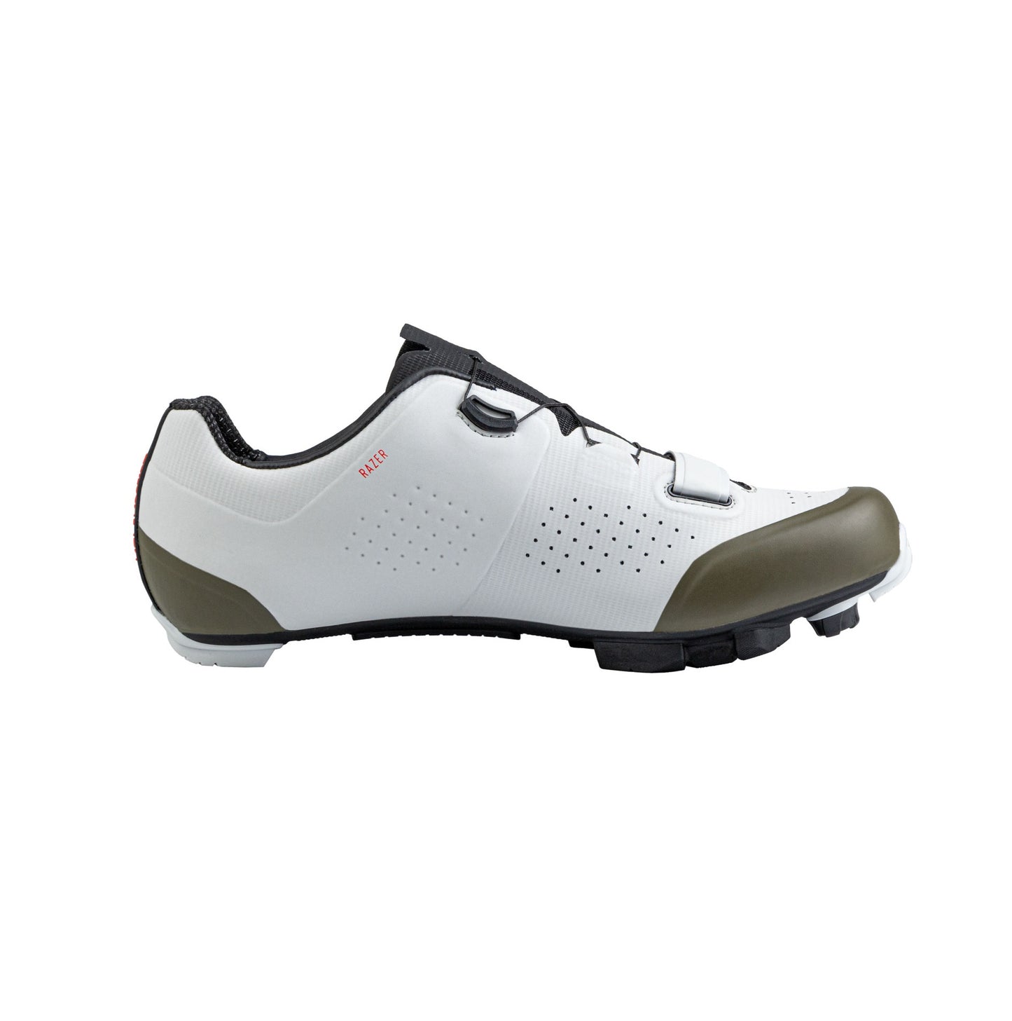 NORTHWAVE RAZER Grigio chiaro/Verde Scarpe da MTB XC/Gravel