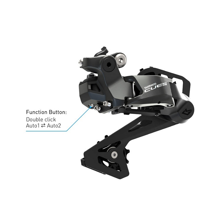 SHIMANO CUES Di2 U6050-GS 10 Velocità Deragliatore posteriore a gabbia media