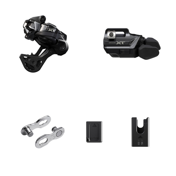 SHIMANO XT Di2 M8250 Wireless GS Upgrade Kit Gruppo Leva Clevis Medio
