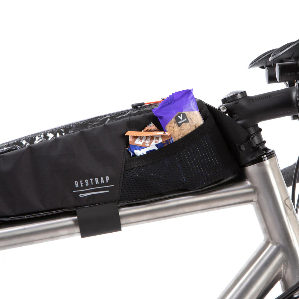 Borsa da telaio RESTRAP RACE TOP TUBE BAG LONG 2L Nero
