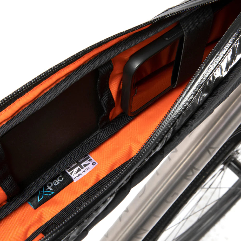 Borsa da telaio RESTRAP RACE TOP TUBE BAG LONG 2L Nero
