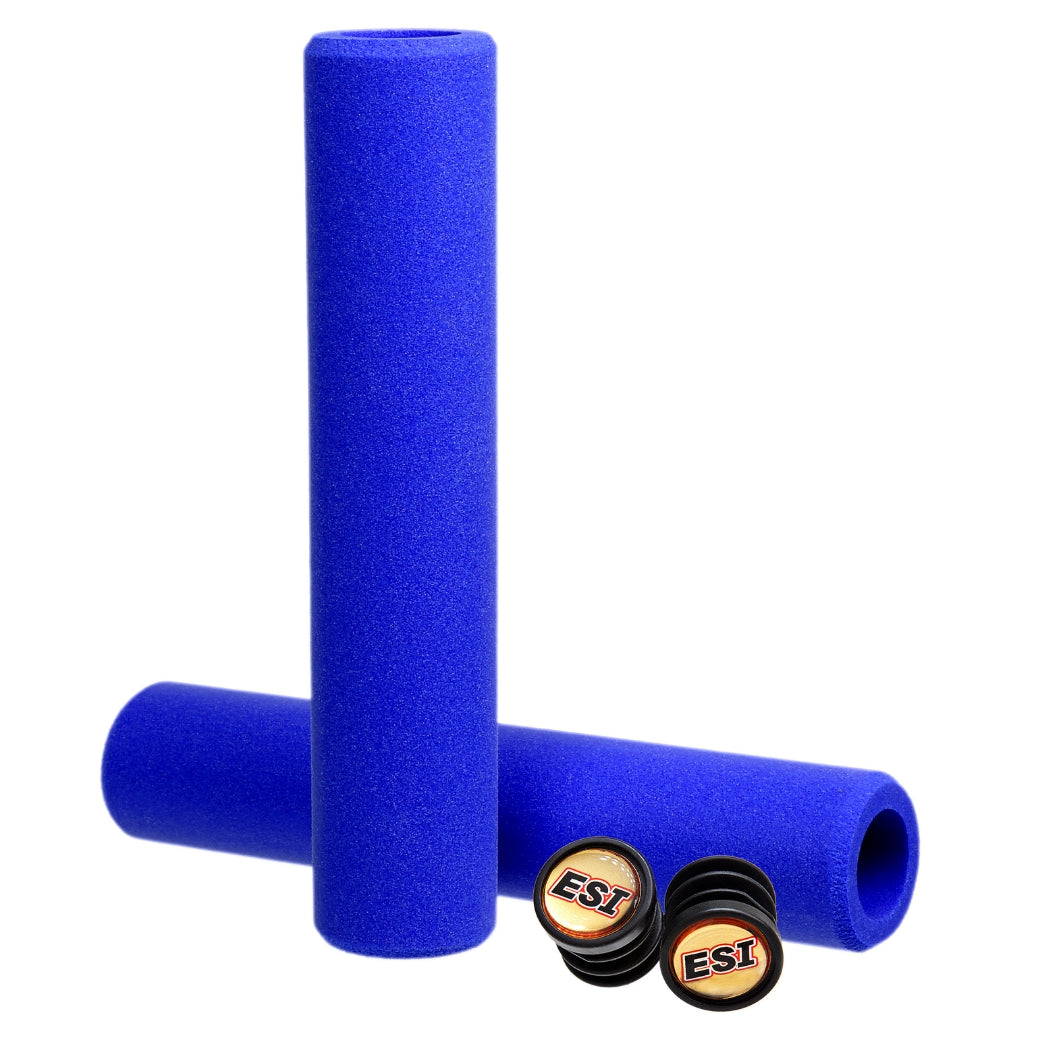 Manopole ESI RACER'S EDGE 130 mm blu
