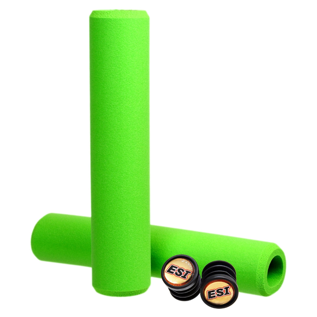 Manopole ESI RACER'S EDGE 130 mm verdi