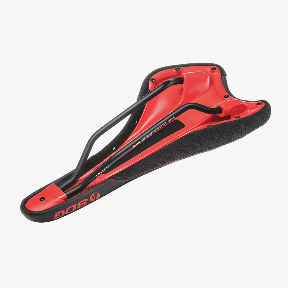 SDG RADAR MTN Rails Sella Titanio-Alu Nero/Rosso