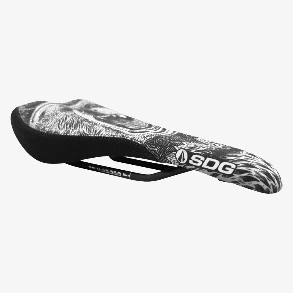 Sella SDG OSO RADAR MTN Rails Lux-Alloy Nero/Bianco