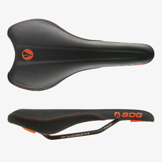 SDG RADAR MTN Rails Sella in titanio-alluminio Nero/Arancione