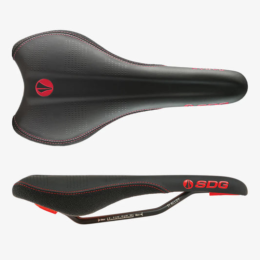 SDG RADAR MTN Rails Sella Titanio-Alu Nero/Rosso