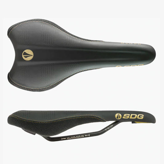 SDG RADAR MTN Rails Sella in titanio-alluminio Nero/Crema