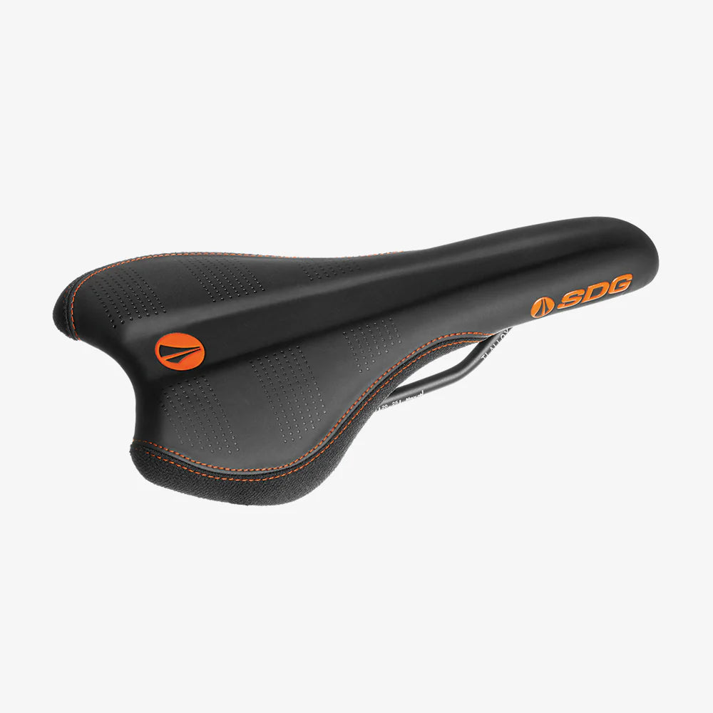 SDG RADAR MTN Rails Sella in titanio-alluminio Nero/Arancione
