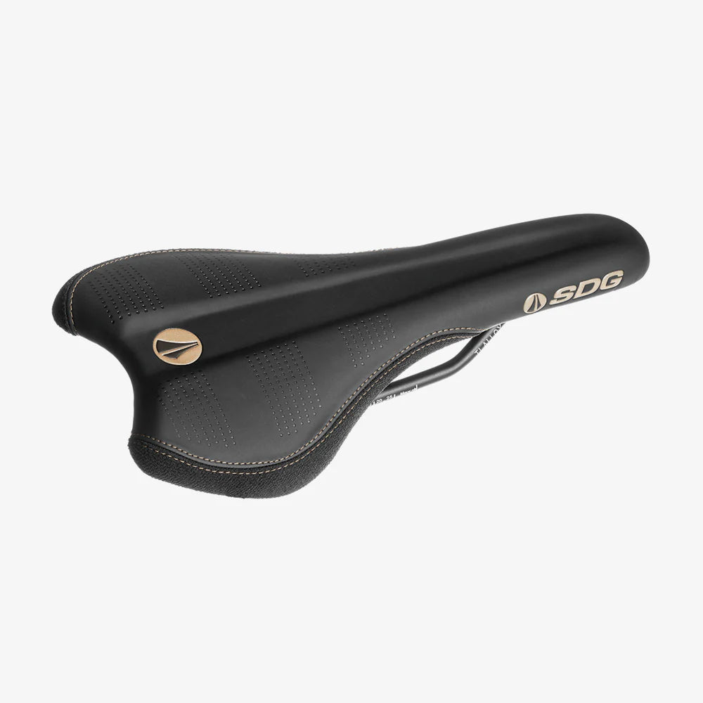 SDG RADAR MTN Rails Sella in titanio-alluminio Nero/Crema