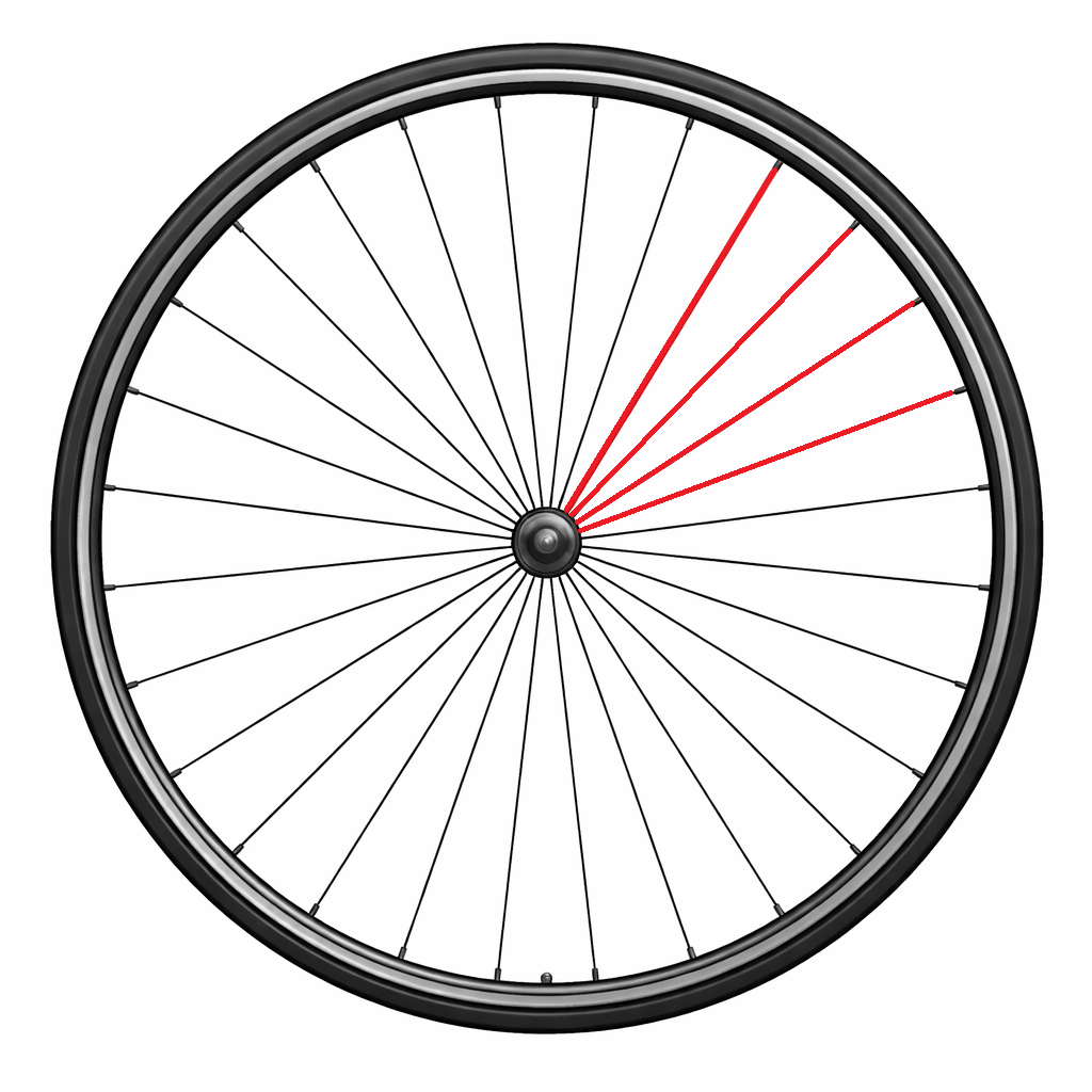 KIT 4 RAGGI ANTERIORI CAMPAGNOLO SCIROCCO 2013