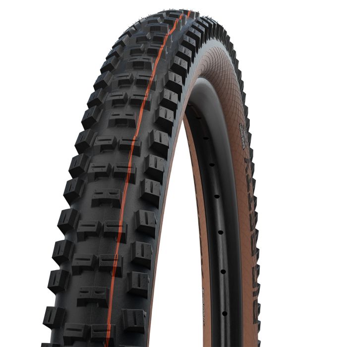 SCHWALBE BIG BETTY 29x2.40 ADDIX SOFT SUPERTRAIL Copertone Tubeless Ready Soft Brown
