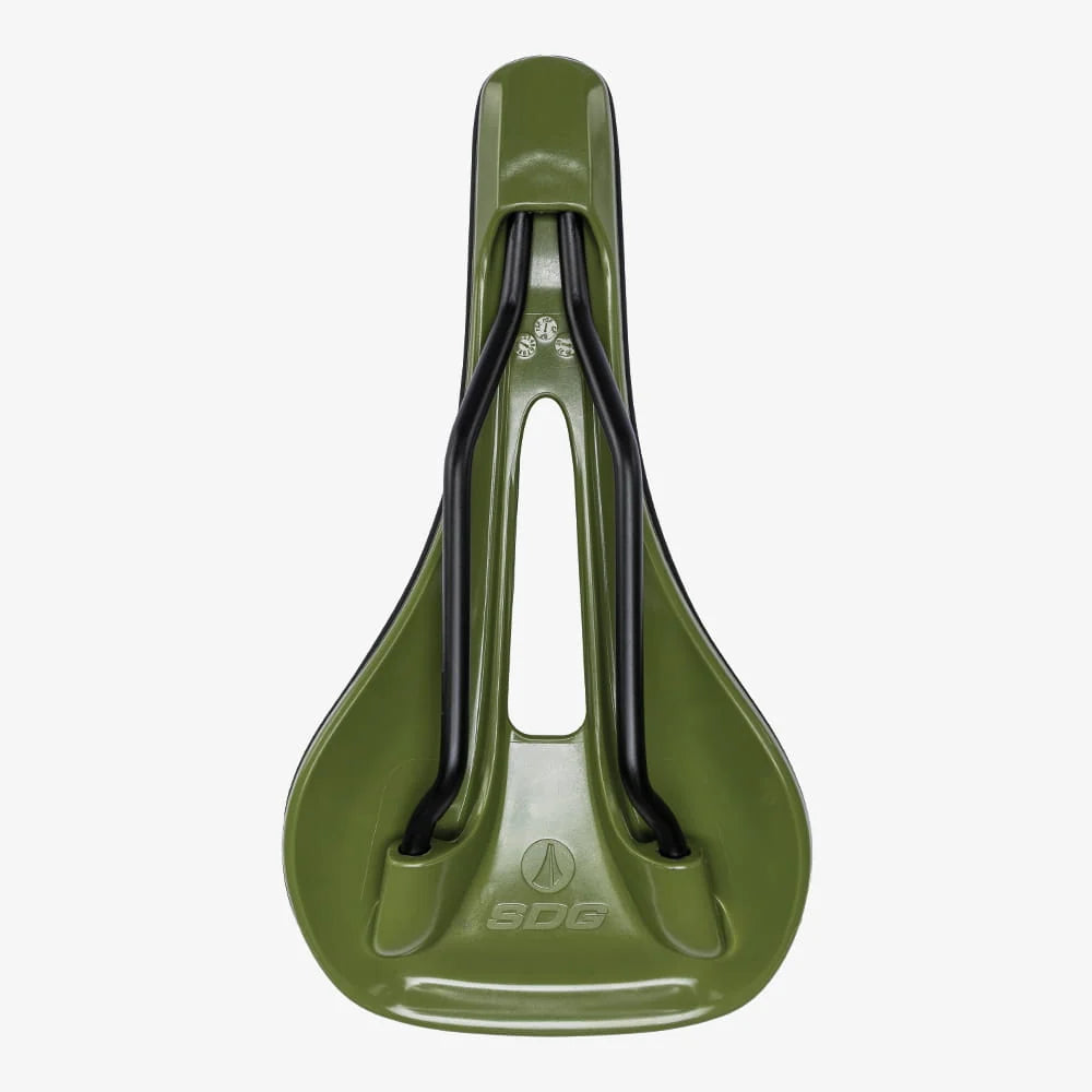 Sella SDG BEL-AIR V3 OVERLAND con binari Lux-Alloy nero/oliva