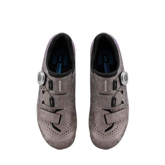 SHIMMANO RX600 Donna Scarpe GRAVEL Grigio/Viola