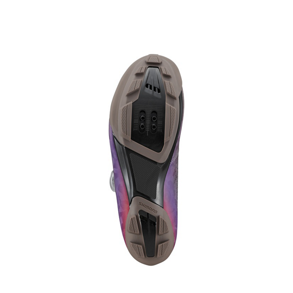 SHIMMANO RX600 Donna Scarpe GRAVEL Grigio/Viola