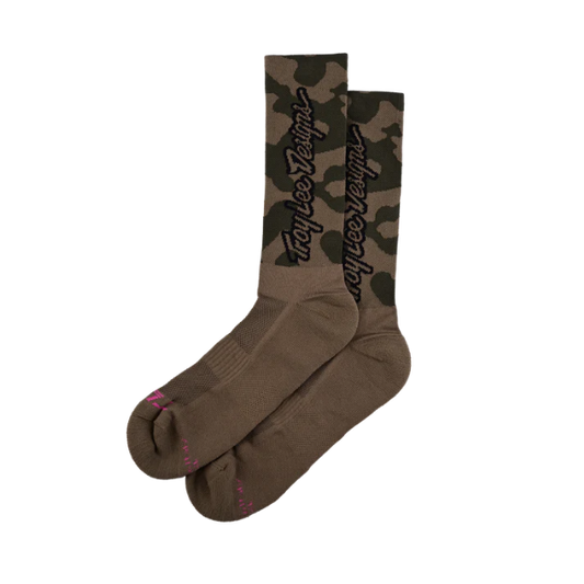 Troy Lee Designs PERFORMANCE SCRUBLAND Calzini mimetici Khaki