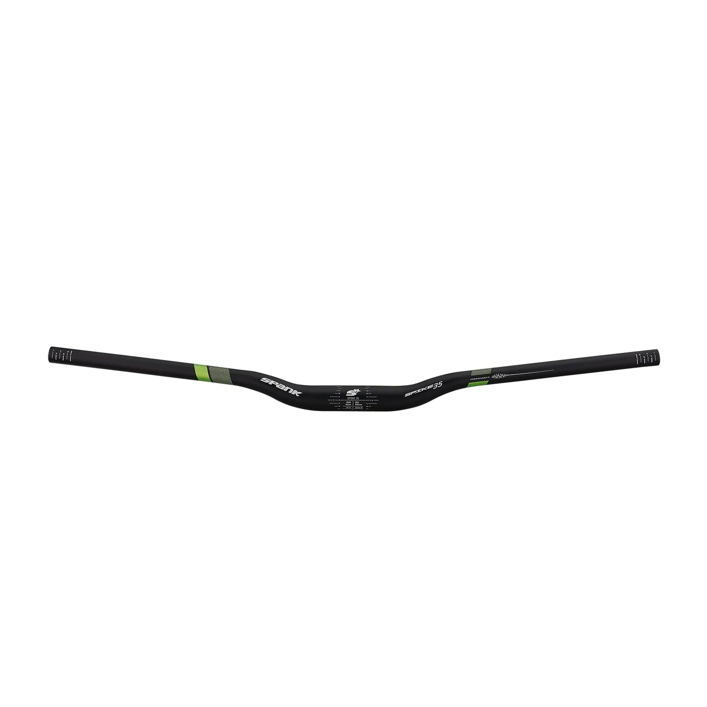 Manubrio SPANK SPIKE 35 VIBROCORE Rise 25mm 820mm Verde