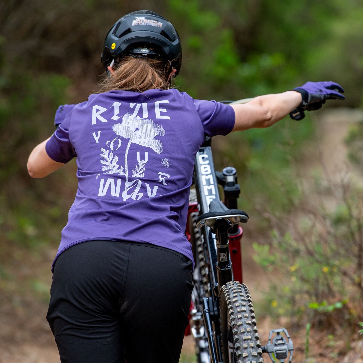 Maglia a maniche corte NORTHWAVE XTRAIL 2 Donna Viola