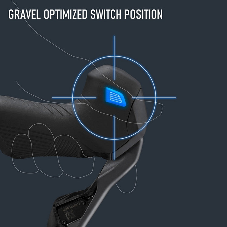 SHIMANO GRX RX825 12V Leva dritta e pinza posteriore