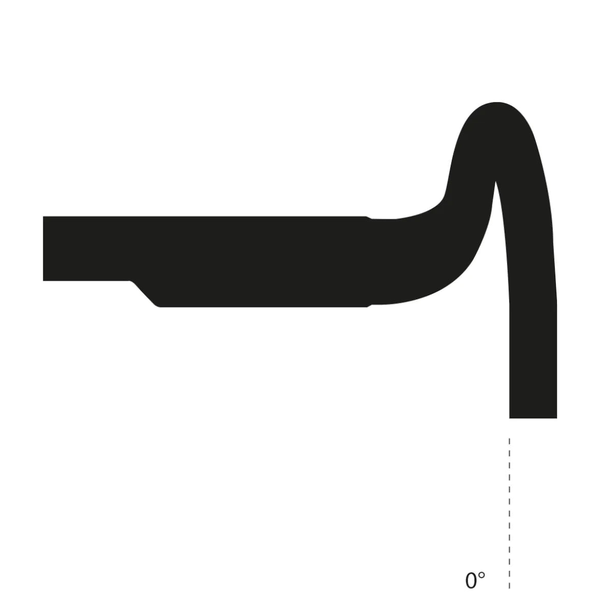 GRAVEL DEDA SUPERZERO CARBONE UD POB Finish Flare 16° manubrio