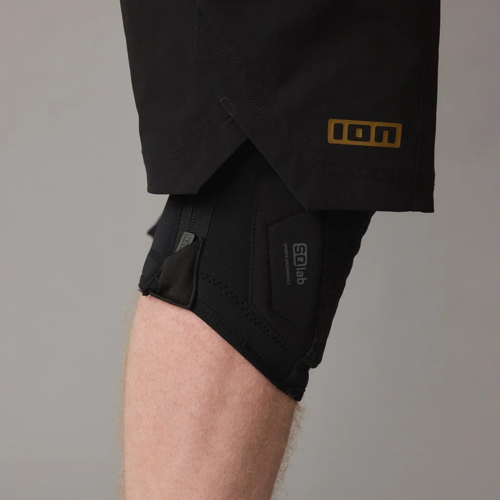 Ginocchiere ION K-PACT ZIP SQ Unisex Nero