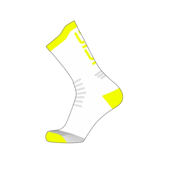 Calzini SIDI NITIIDUS Bianco/Giallo