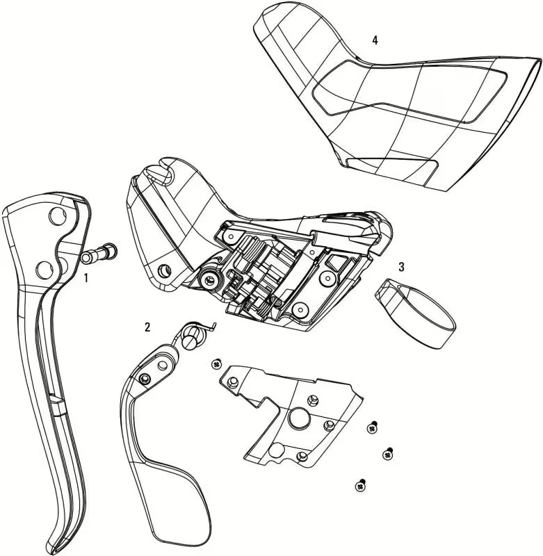 Coppia di leve freno SRAM RIVAL 1