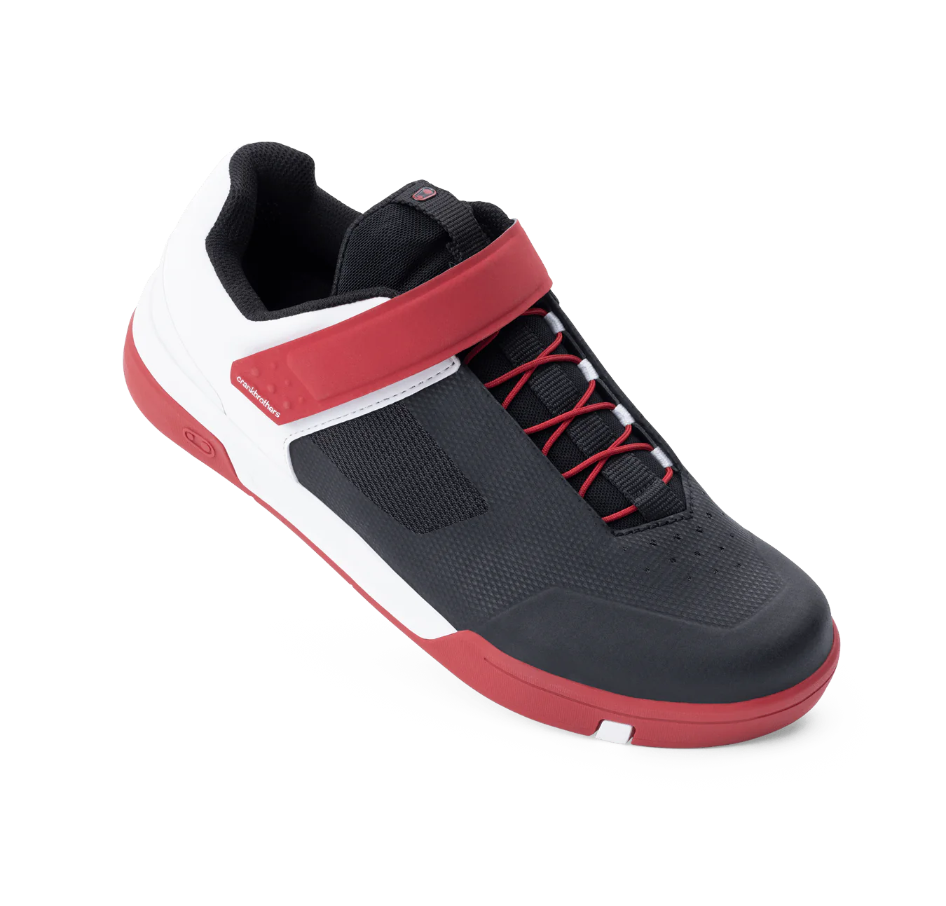 CRANKBROTHERS STAMP SPEED LACE FLAT Scarpe MTB Nero/Rosso/Bianco