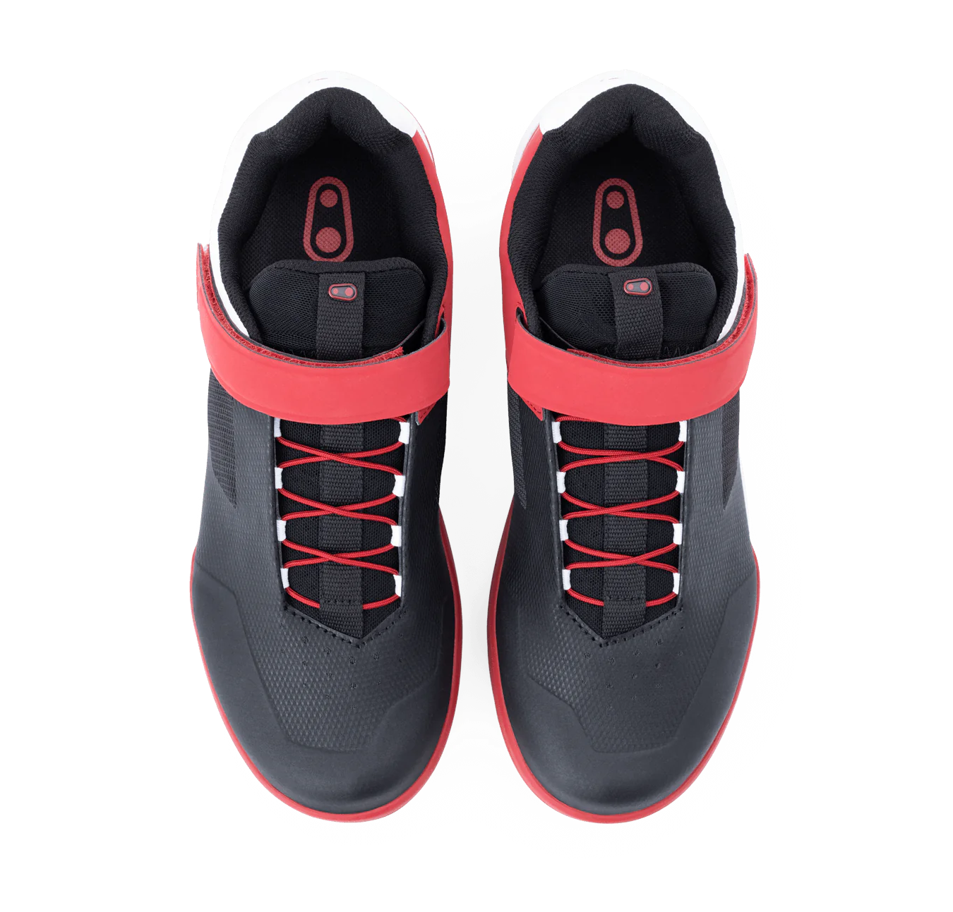 CRANKBROTHERS STAMP SPEED LACE FLAT Scarpe MTB Nero/Rosso/Bianco
