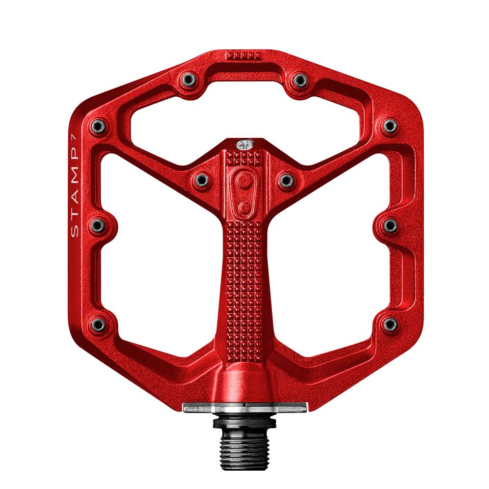 CRANKBROTHERS STAMP 7 Pedali piatti piccoli rossi