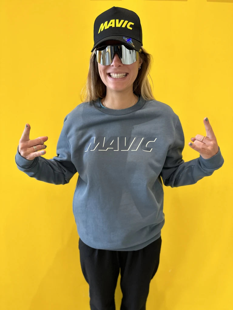 MAVIC CORPORATE LOGO Felpa con cappuccio blu