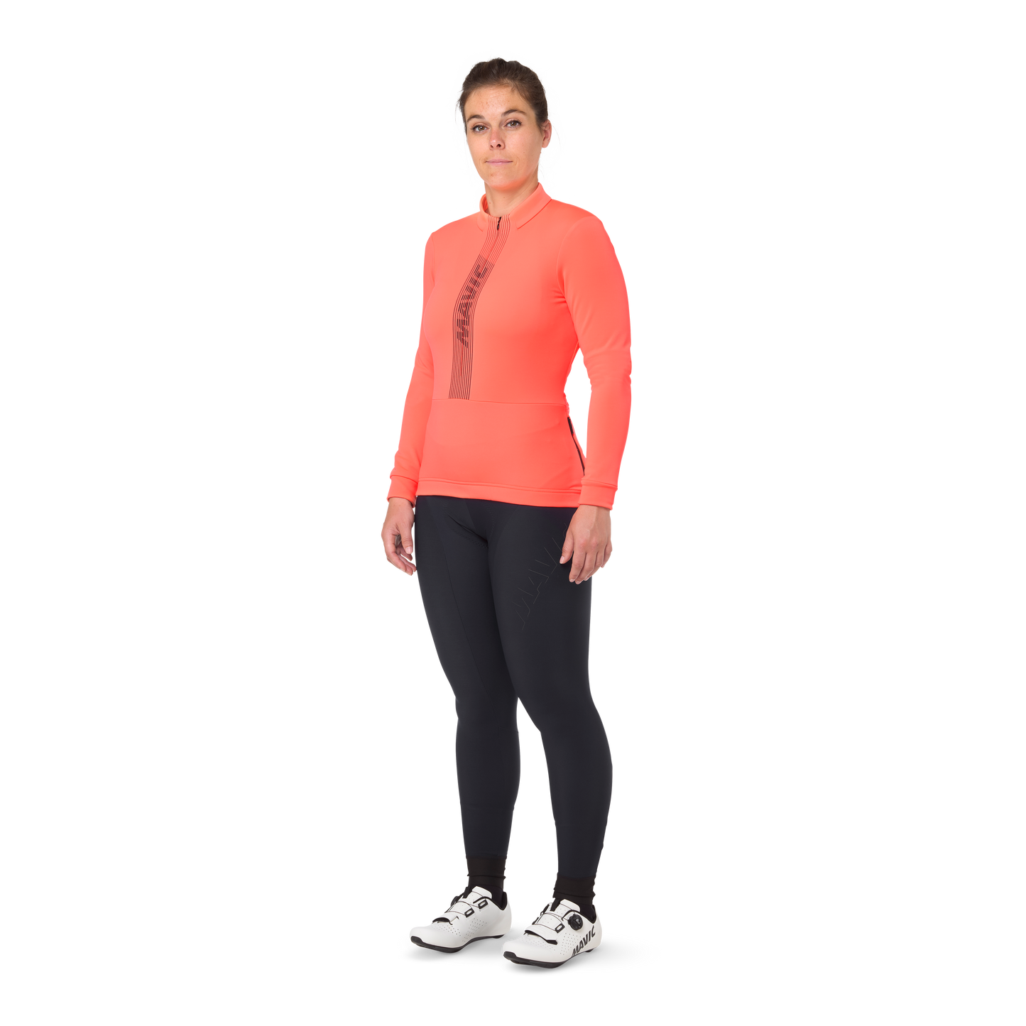 Maglia a manica lunga MAVIC KSYRIUM THERMO Donna Corallo
