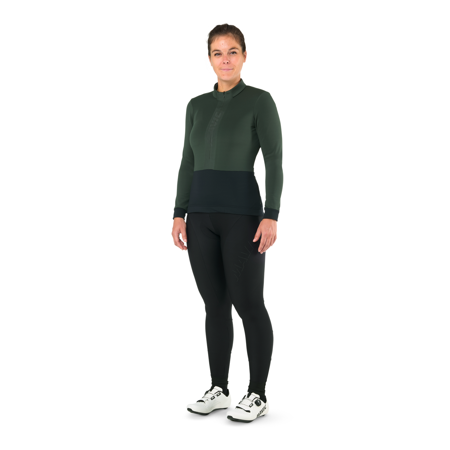 MAVIC KSYRIUM THERMO Maglia a maniche lunghe da donna verde