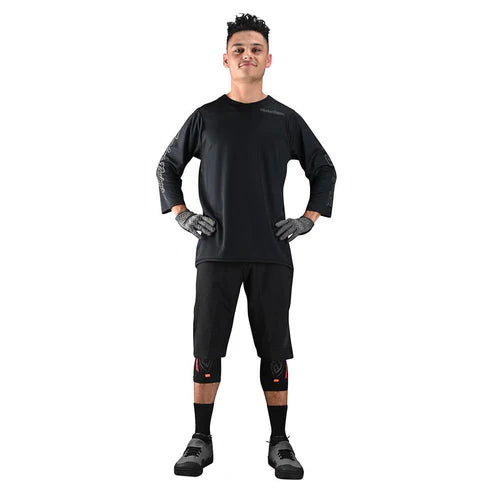 TROY LEE DESIGNS Maglia con maniche a 3/4 RUCKUS Nero
