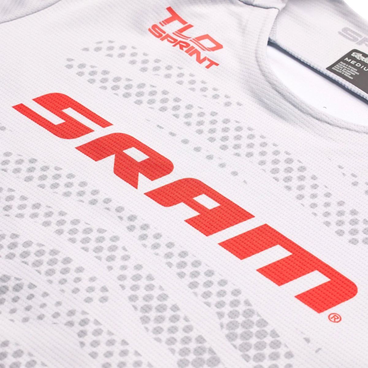 Maglia a maniche lunghe TROY LEE DESIGNS SPRINT SRAM bianca