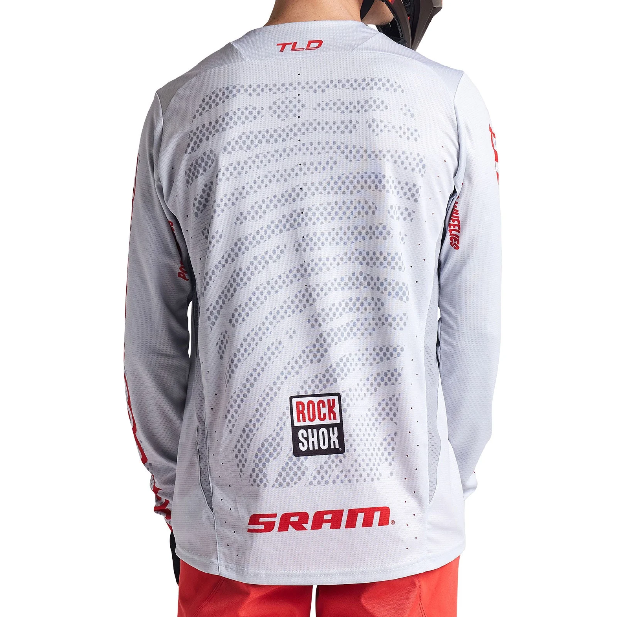 Maglia a maniche lunghe TROY LEE DESIGNS SPRINT SRAM bianca