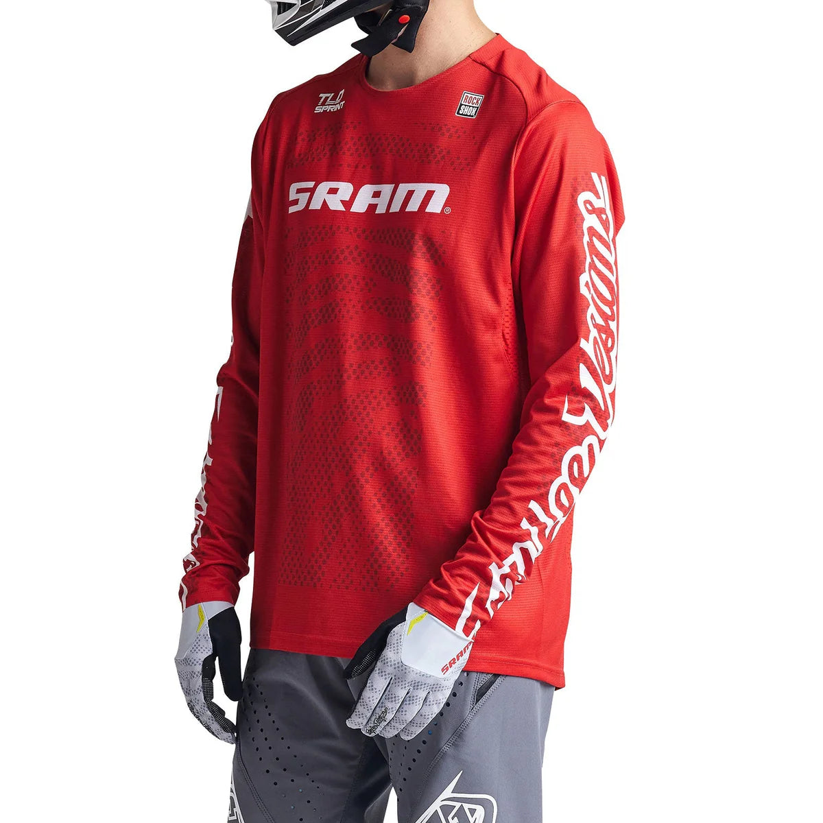 Maglia a maniche lunghe TROY LEE DESIGNS SPRINT SRAM rossa