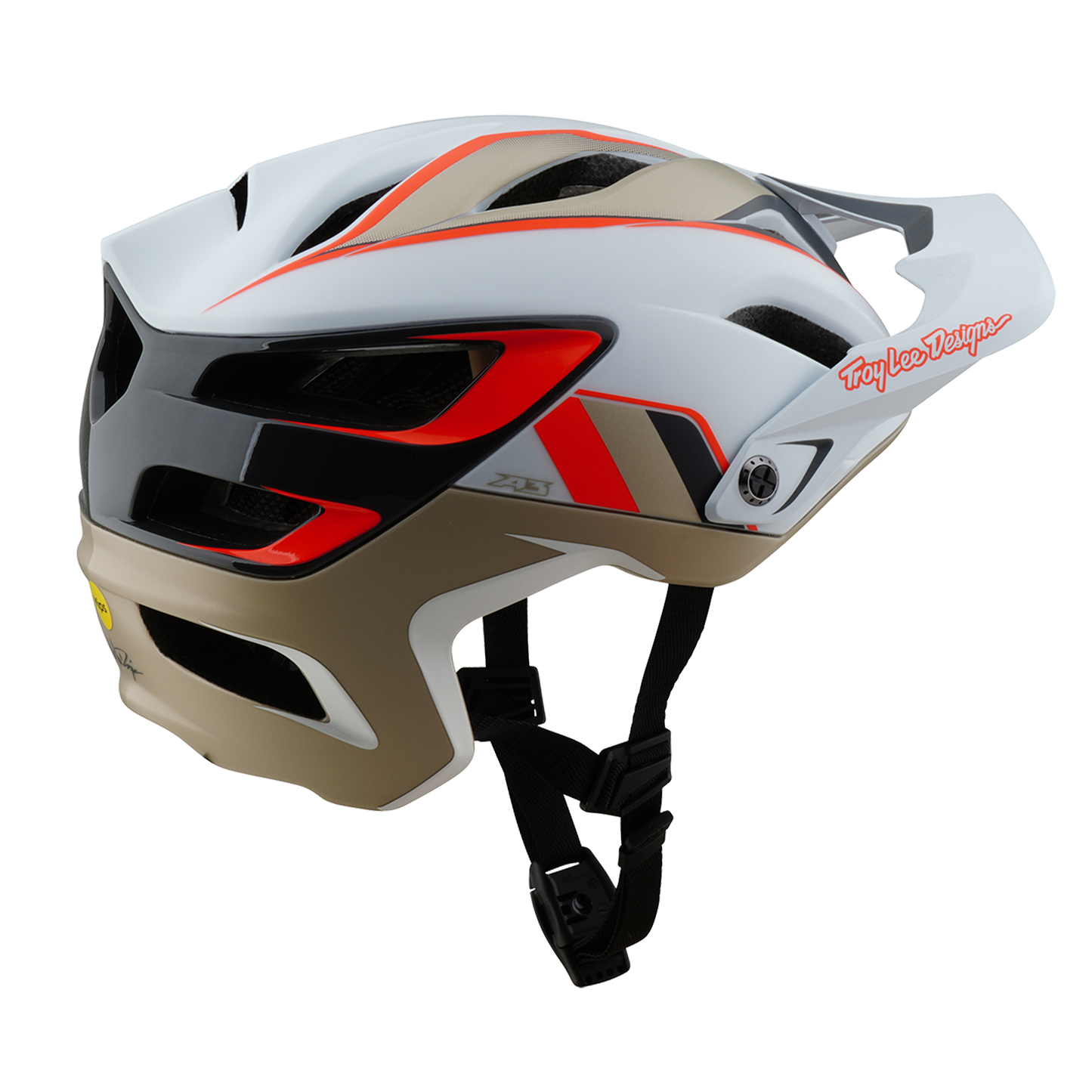Casco MTB Troy Lee Designs A3 MIPS Bianco