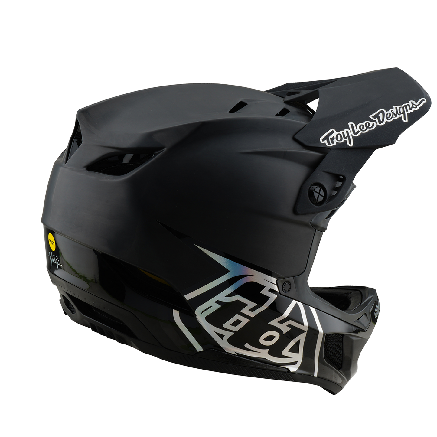 Troy Lee Designs D4 CARBON MIPS MTB Casco nero