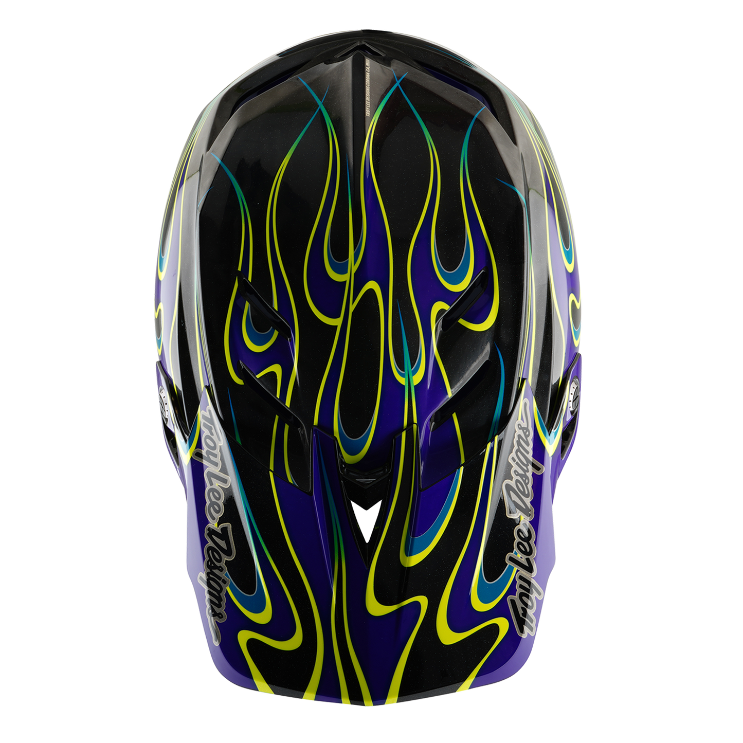 Troy Lee Designs D4 CARBON MIPS Casco MTB a goccia Nero/Viola