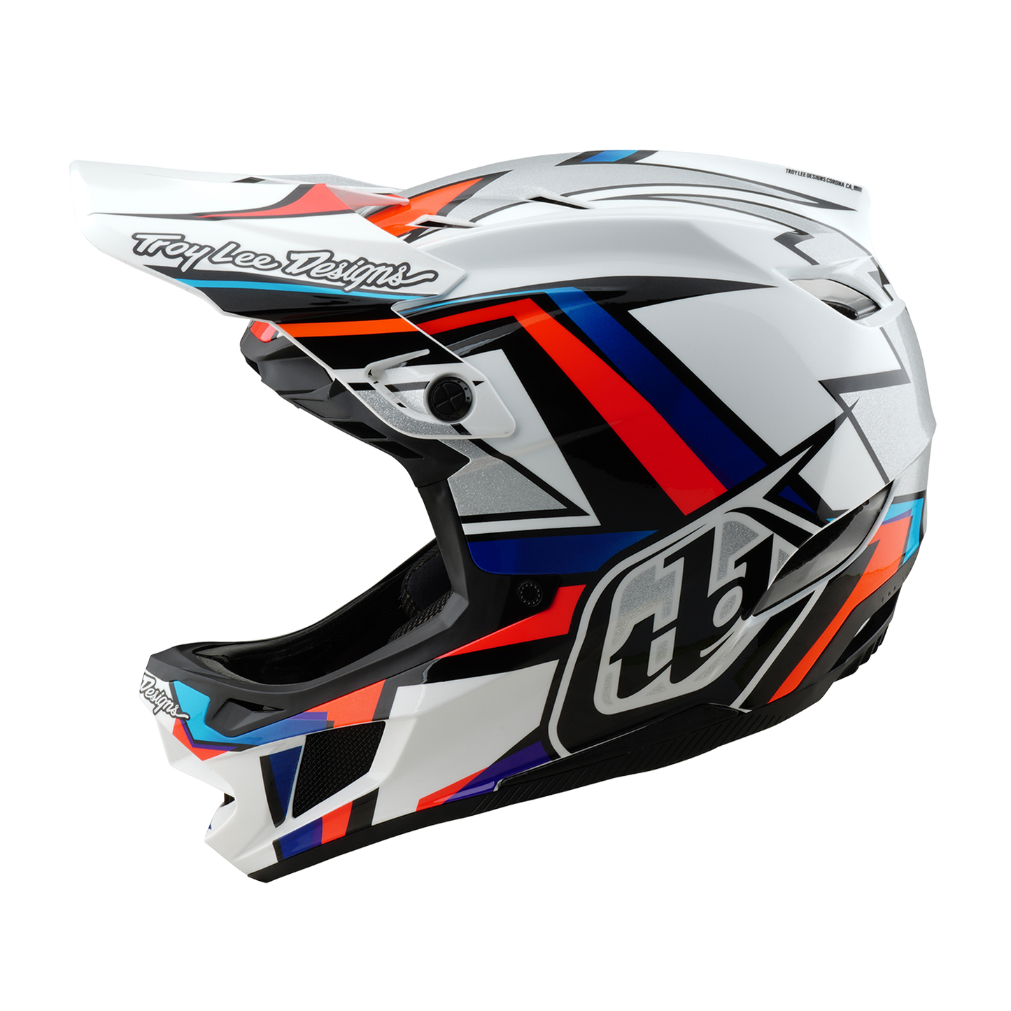 TROY LEE DESIGNS D4 COMPOSITE FRAMES Casco MTB Bianco/Grigio 2025