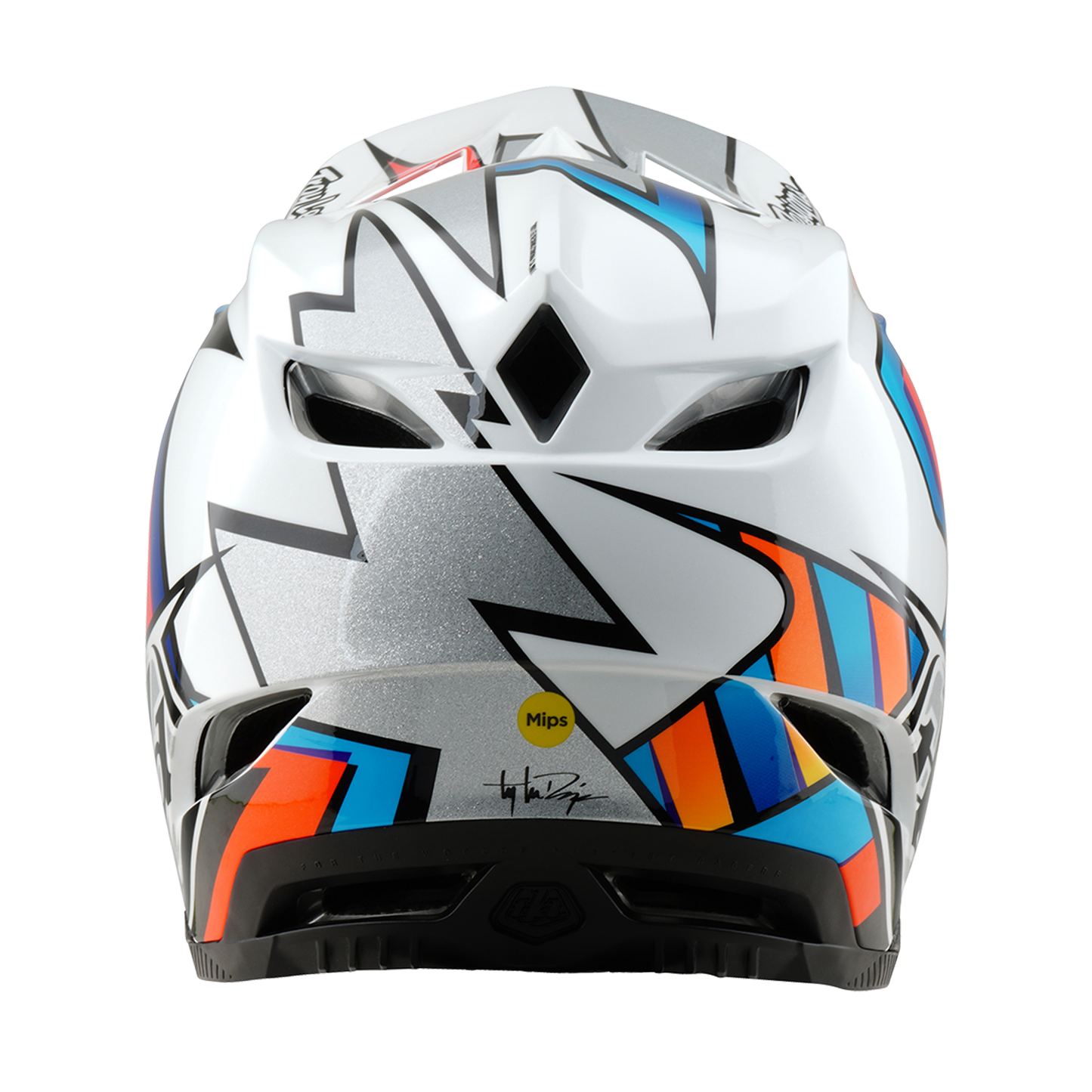 TROY LEE DESIGNS D4 COMPOSITE FRAMES Casco MTB Bianco/Grigio 2025