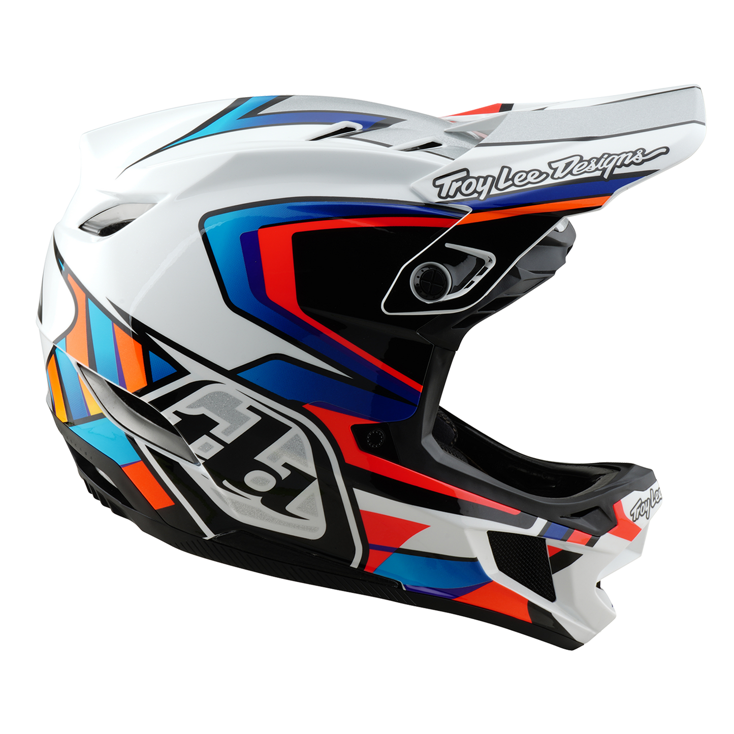 TROY LEE DESIGNS D4 COMPOSITE FRAMES Casco MTB Bianco/Grigio 2025
