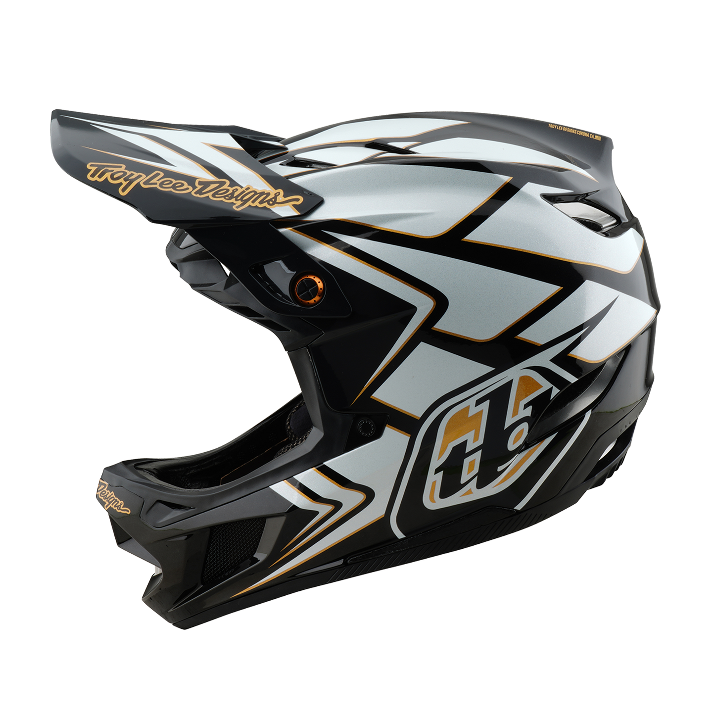 Troy Lee Designs D4 COMPOSITE MIPS GHOSTWING Casco MTB Bianco