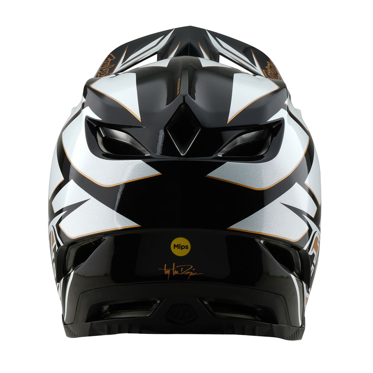 Troy Lee Designs D4 COMPOSITE MIPS GHOSTWING Casco MTB Bianco
