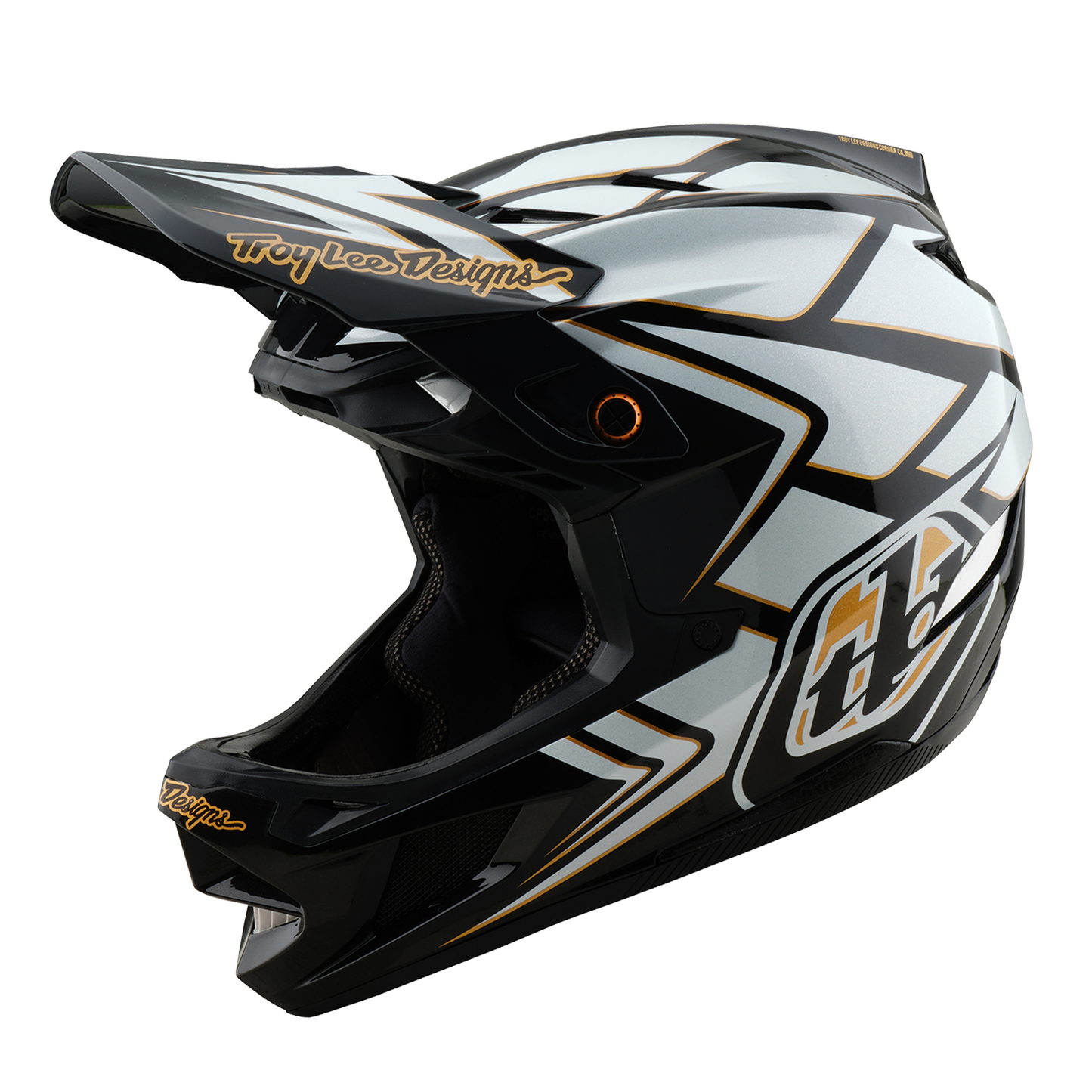 Troy Lee Designs D4 COMPOSITE MIPS GHOSTWING Casco MTB Bianco