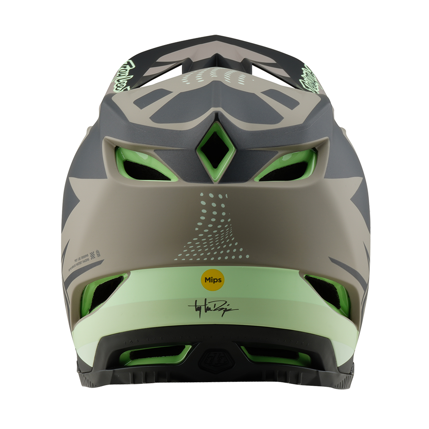 Casco MTB Troy Lee Designs D4 COMPOSITE MIPS Marrone/Nero/Giallo