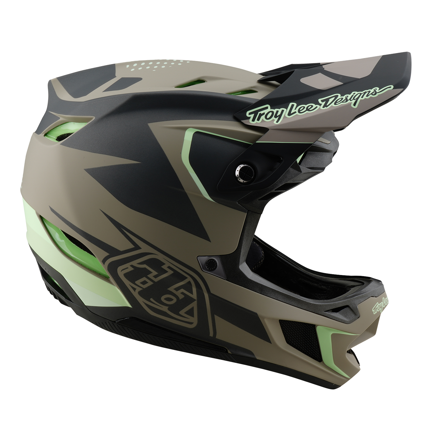 Casco MTB Troy Lee Designs D4 COMPOSITE MIPS Marrone/Nero/Giallo