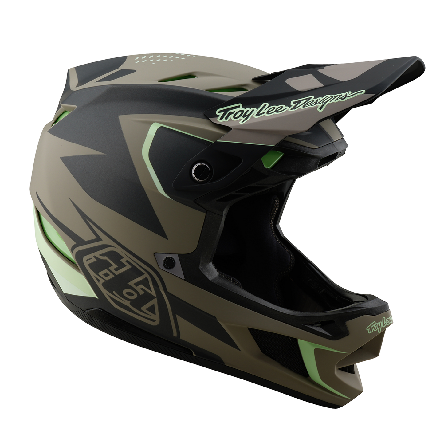 Casco MTB Troy Lee Designs D4 COMPOSITE MIPS Marrone/Nero/Giallo