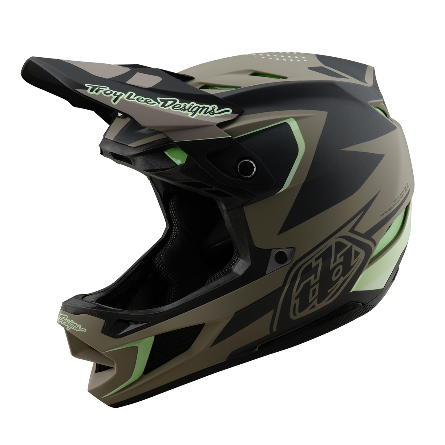 Casco MTB Troy Lee Designs D4 COMPOSITE MIPS Marrone/Nero/Giallo